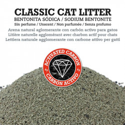 ARQUIVET Litière agglomérante au charbon Classic Cat Litter