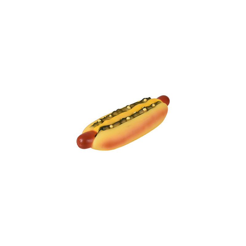 hot dog moutarde vinyl 25 x 8 x 5 cm