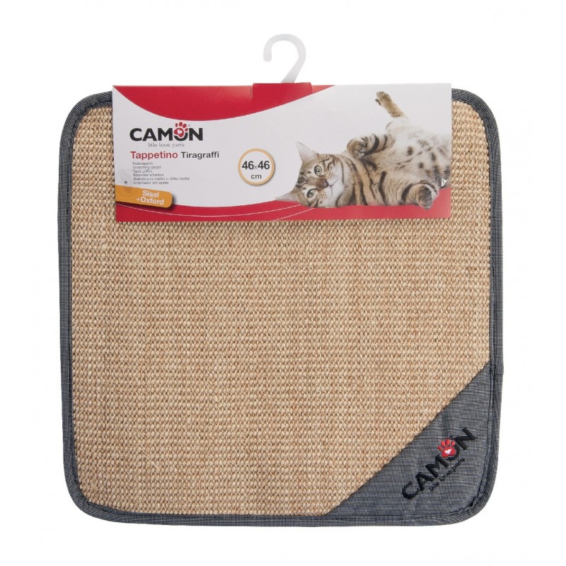 Camon | Tapis griffoir pour chat | 46 x 46 cm