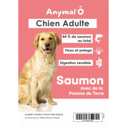Super Premium chien adulte - saumon 44% 1.5KG