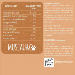 Vinaigre des 4 Voleurs Chien et Chat, 250ml – Parasites, Pelage, Anti Démangeaison Naturel - Museau & Co | Made in France