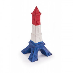 Jouet Tour Eiffel Tricolor pour Chien
