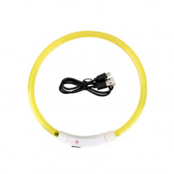 Collier LED Etanche Réglable jaune
