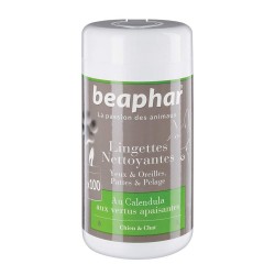 Beaphar | 100 Lingettes nettoyantes pour chien et chat