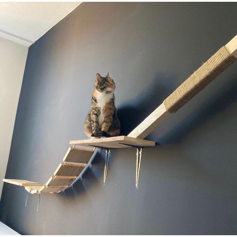 Pont poutre et griffoir pour chat Natural Cats Parcours