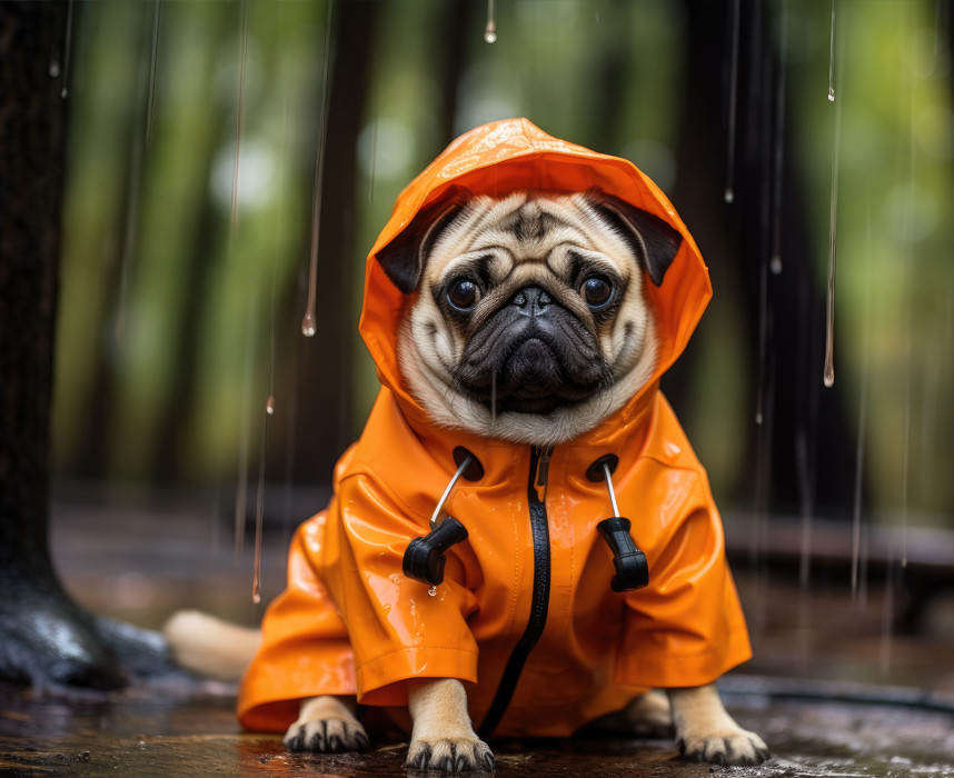 Il pleut, il mouille : que faire avec son chien en temps de pluie ?